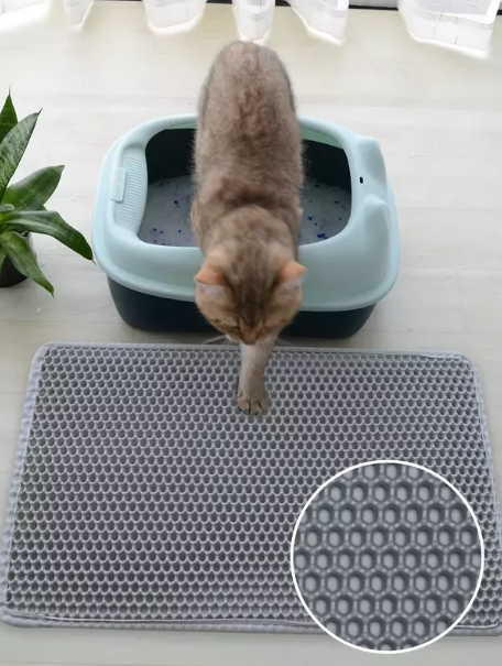 cat litter mat