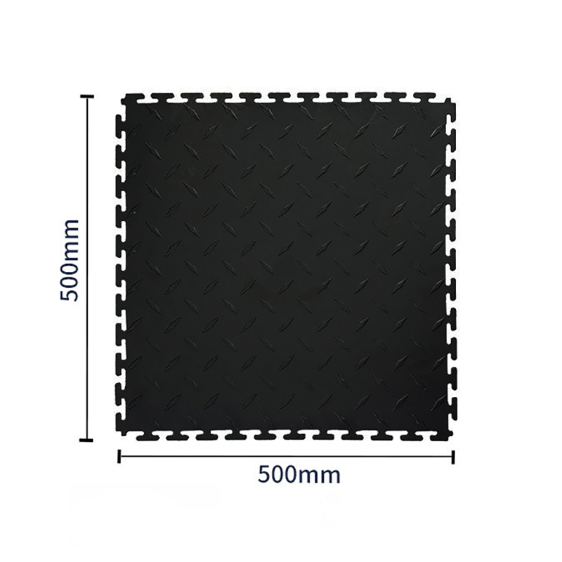  Heavy-duty, Thickened, Anti Slip, Flame-retardant, Waterproof Splicing Floor PVC Plastic Splicing Floor Mat for Workshop, Warehouse, Garage