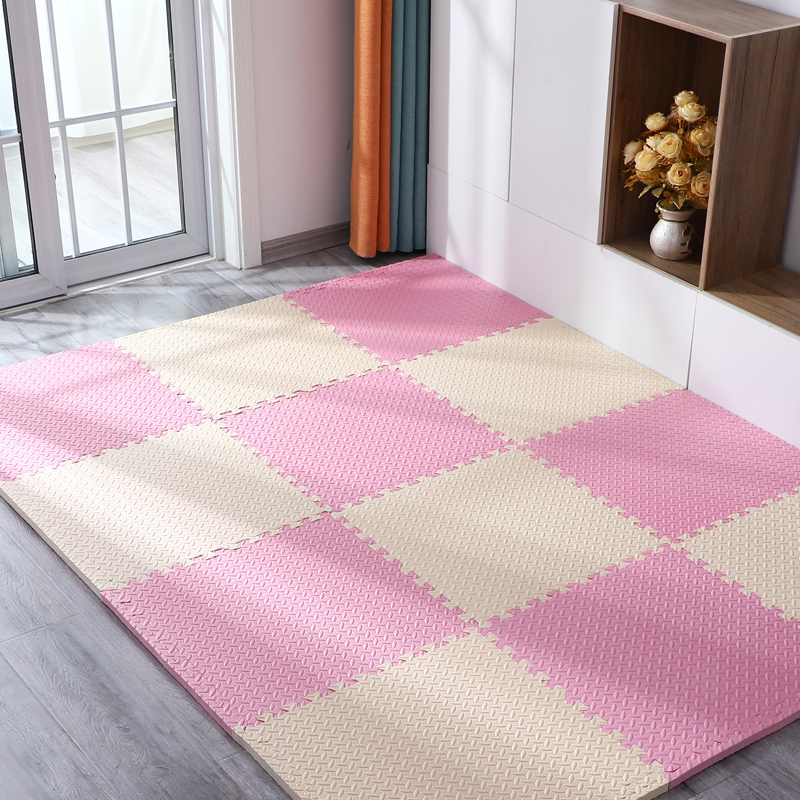 EVA Foam Kids Play Mats with Soft Interlocking Floor Tiles 