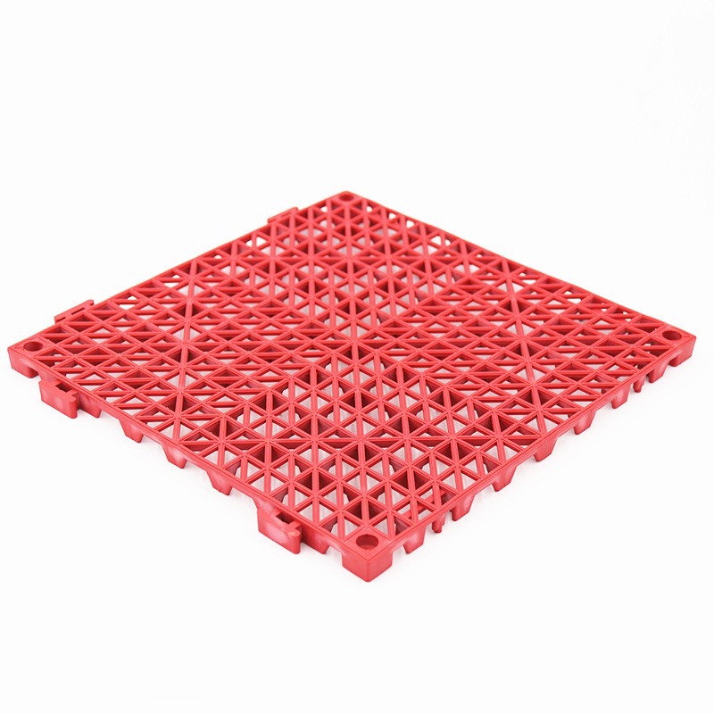 Outdoor Plastic Flooring Sheets Removable Assembly Plastic Interlocking Floor Tiles for Sports