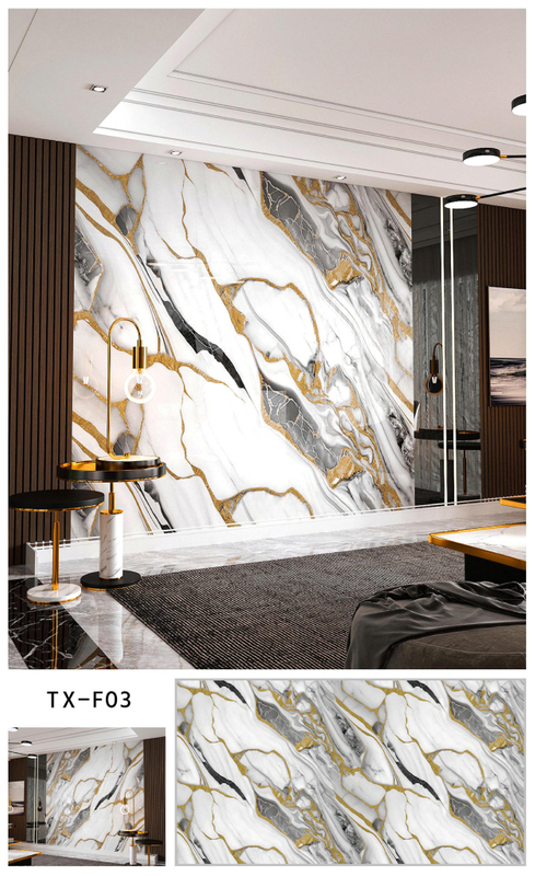 Imitation Black Marble Smart Black Tiles Kitchen Bathroom Shower Wall Tile Stickers 