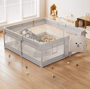 MEMIZO Children's Fence Openable Design Open Door Baby Safe Playpen 