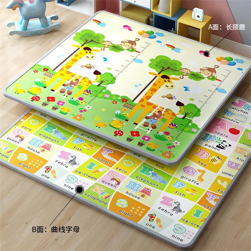 Foldable Tummy Time Crawling Mat Non-Slip Roll Up Mat for Boys and Girls ﻿