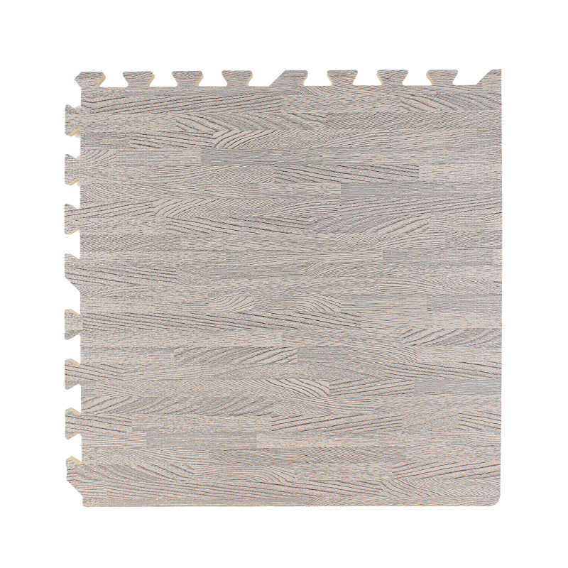 Custom Soft Non-Toxic Wooden Grain EVA Foam Puzzle Mats for Kids