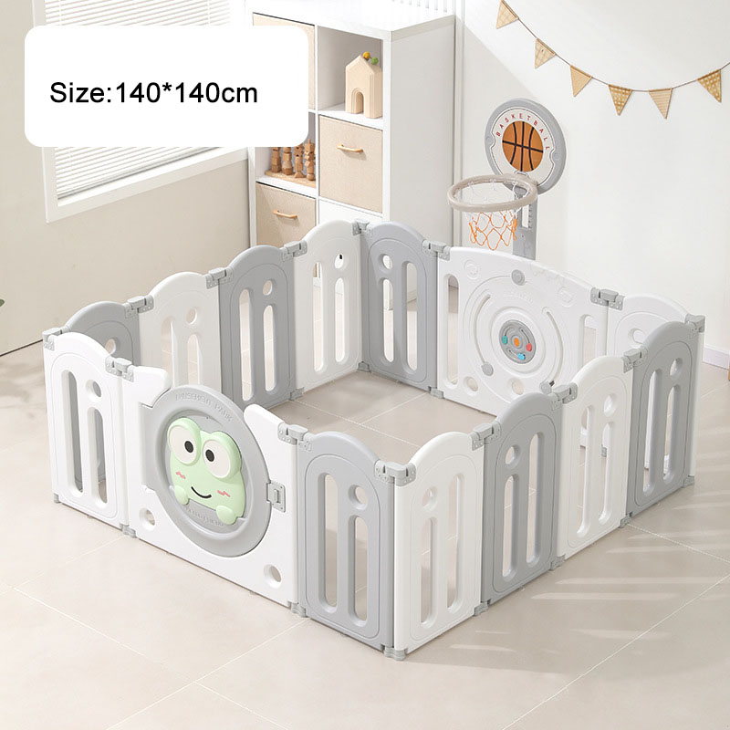 Memizo Indoor Outdoor Protective Game Fence Foldable Baby Playpen 
