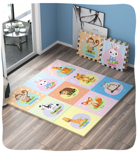 Custom Animal Printed EVA Puzzle Mats for Kids