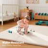 PU Leather Waterproof Kids Play Mat XPE Foam Baby Folding Mat