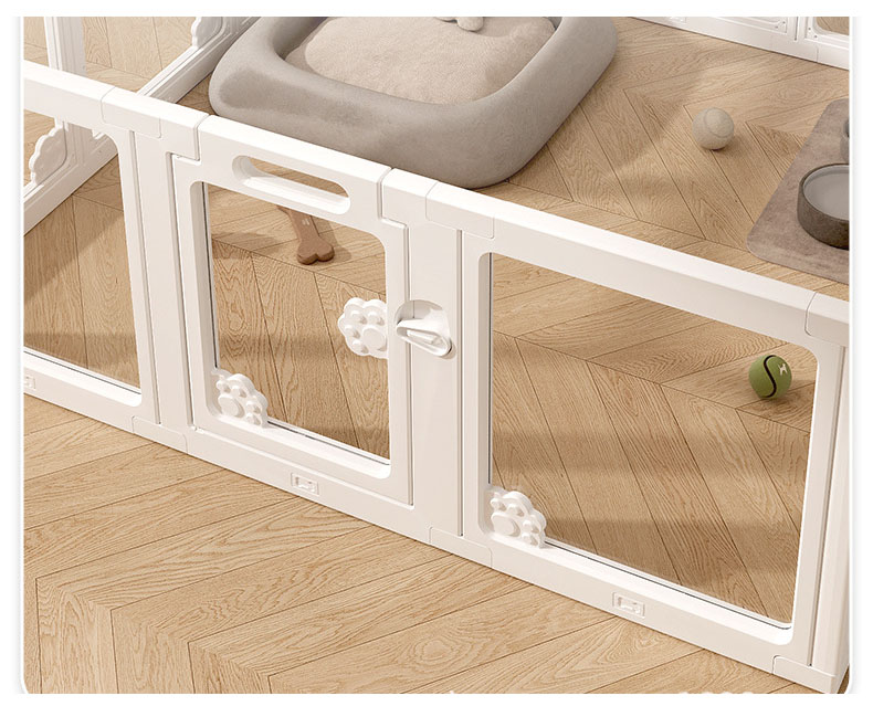  Acrylic Fully Transparent Dog Fence Indoor Pet Fence