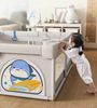 Memizo Durable Fence Indoor Baby Exercise Area Surfing Shark Playpen