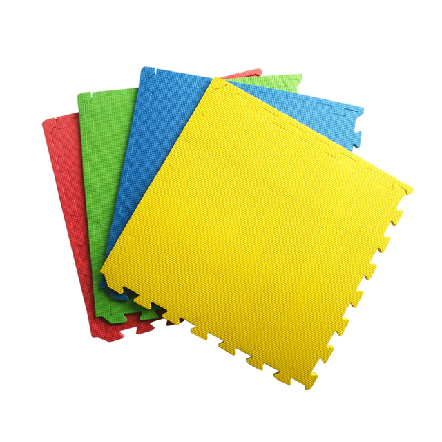 EVA Foam Exercise Interlocking Mat Coloured Floor Puzzle Mat 4PCS Set 