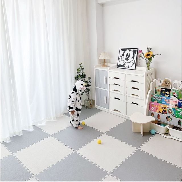 Soft Non-Toxic Baby Play Mat EVA Foam Interlocking Tiles Colorful Jigsaw Puzzle Play Mat