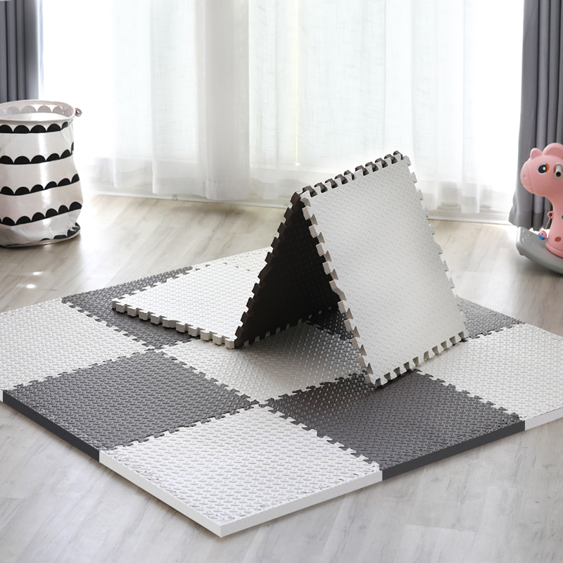 EVA Foam Kids Play Mats with Soft Interlocking Floor Tiles 