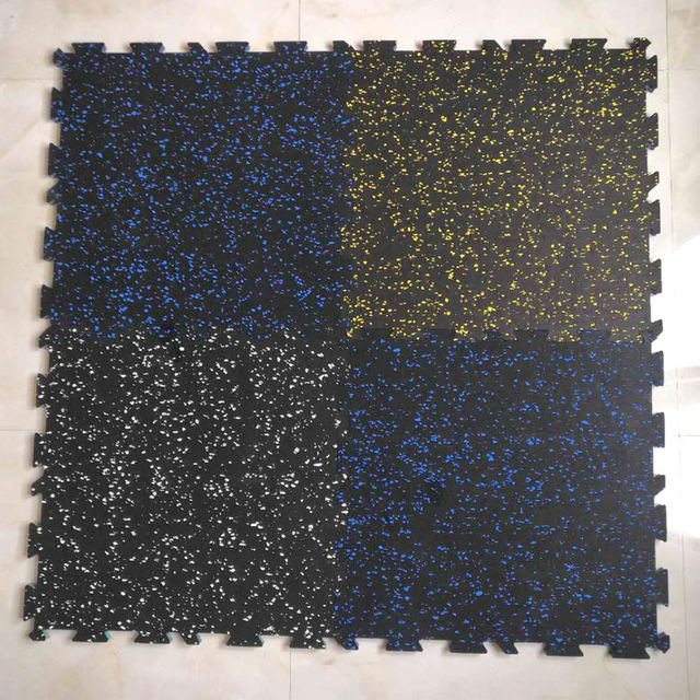 Rubber Top Exercise Equipment Interlocking EVA Foam Gym Puzzle Mats 