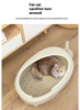 Pet Cleaning Product Cat Litter Toilet Box With Scoop