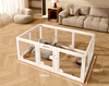  Acrylic Fully Transparent Dog Fence Indoor Pet Fence