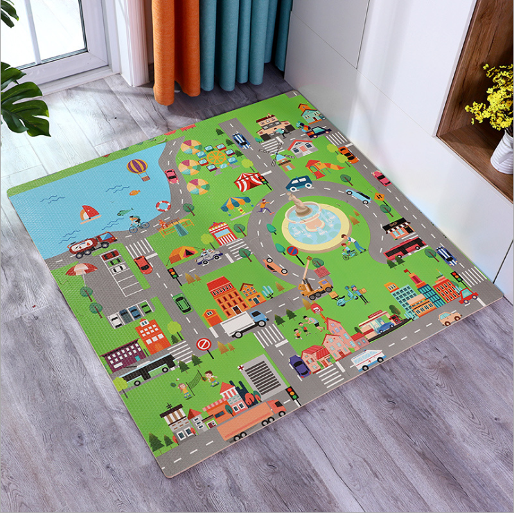 Thickened Anti Falling Children's Foam Floor Mat Sound Insulation Crawling Puzzle Mat
