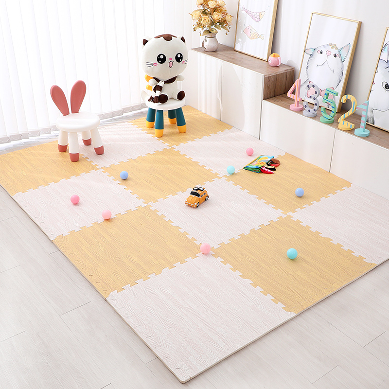 Thick Foam Interlocking Floor Mats Soft Non-Toxic Solid Colored Baby Playmat Puzzle Mat