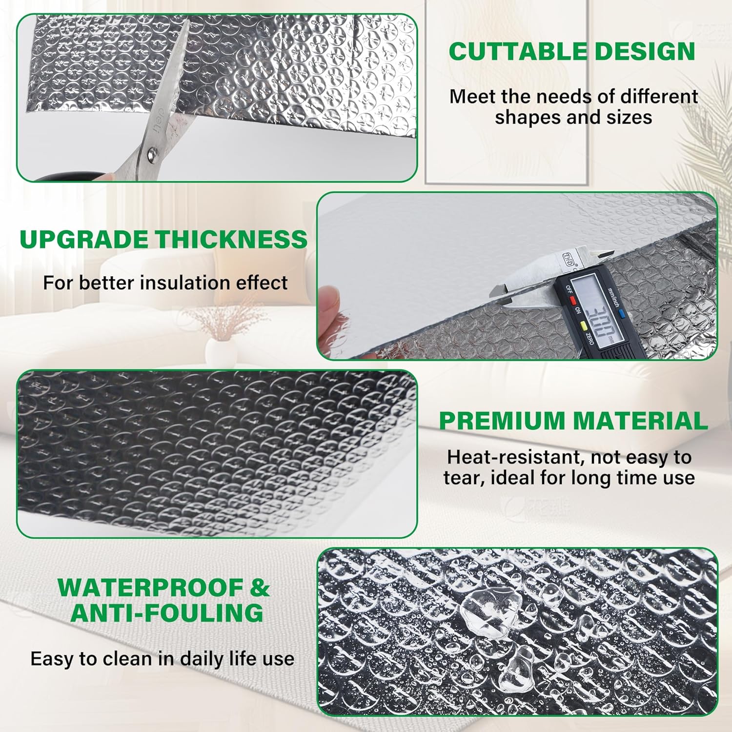 Sound Proofing Bubble Aluminum Foil