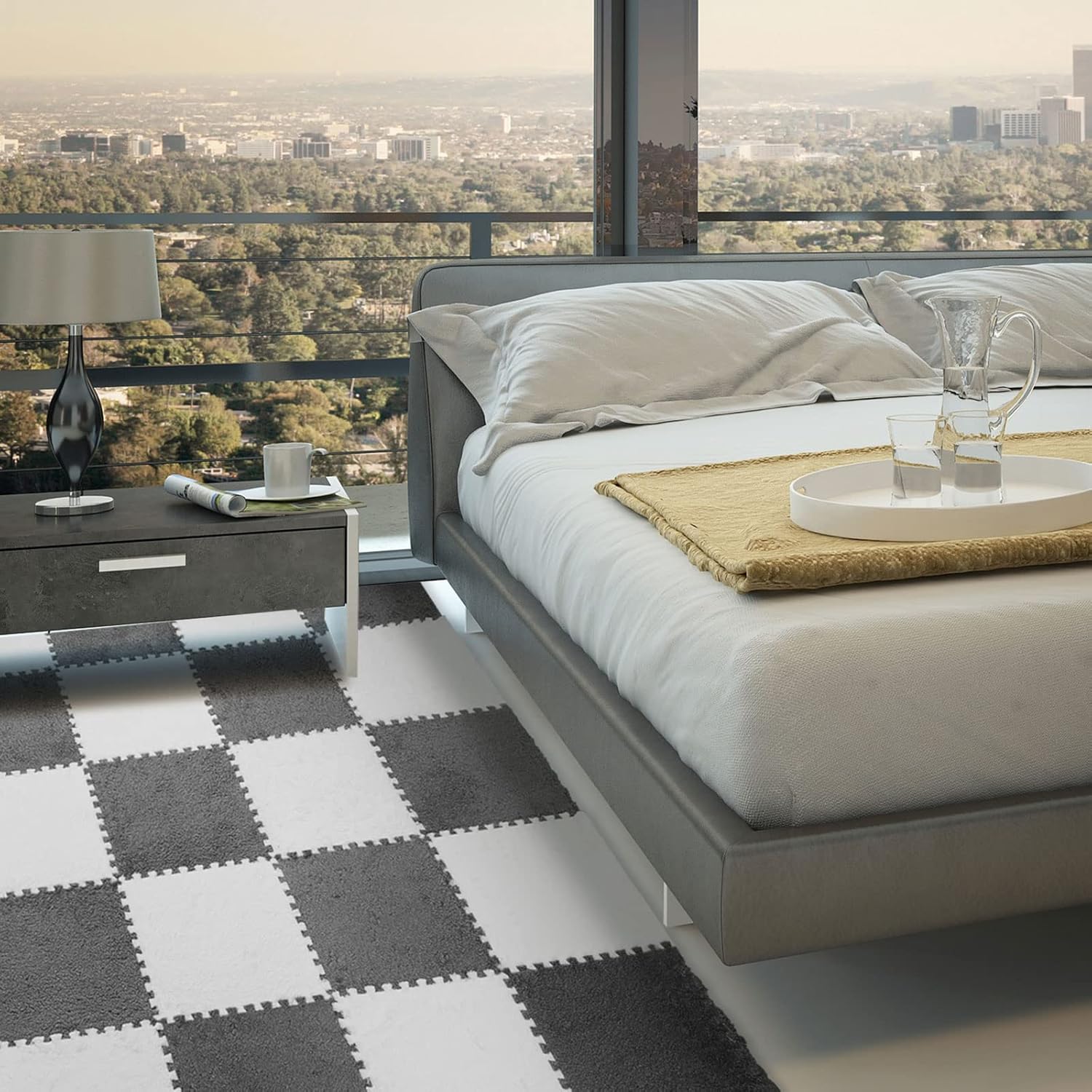 Mat in bedroom decor