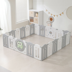 Memizo Indoor Outdoor Protective Game Fence Foldable Baby Playpen 