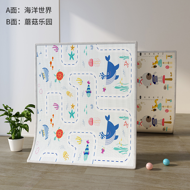 Antimicrobial Crawling Non-Slip Roll Up Mat for Boys and Girls