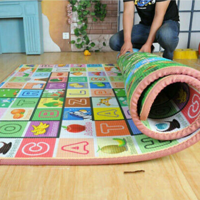 Folding Crawling Mat XPE Soft Foam Crawling Sided Children's Folding Mat