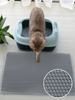 Silicone Easy Clean Waterproof Durable Cat Litter Mat Pet Bed for Dog Crate Cat Litter Box Mat Litter