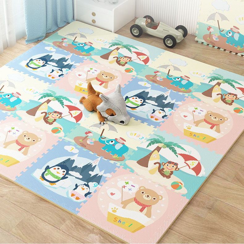 Good Quality EVA Faom Interlocking Mat Soft Crawling Puzzle Jigsaw Foam Mat Tatami Puzzle Mat