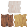 Amazon Hot Sale Wood Grain Design EVA Foam Puzzle Play Mats Crawling Floor Puzzle Mat