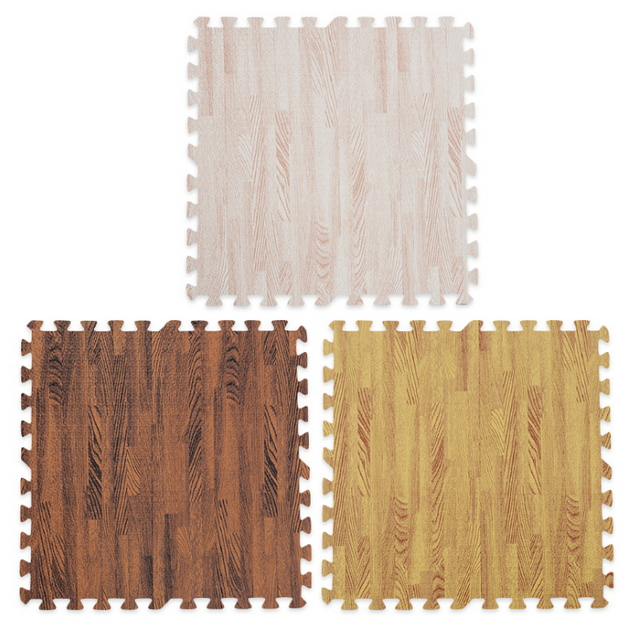 China Factory Sale Anti Slip Non Toxic Interlocking EVA Foam MAT Wood Grain Jigsaw Puzzle Floor Mat
