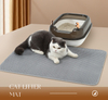 Cat Litter Mat Double Layer Waterproof Urine Proof Trapping Mat Sand Prevention Filtration Cat Litter Mats