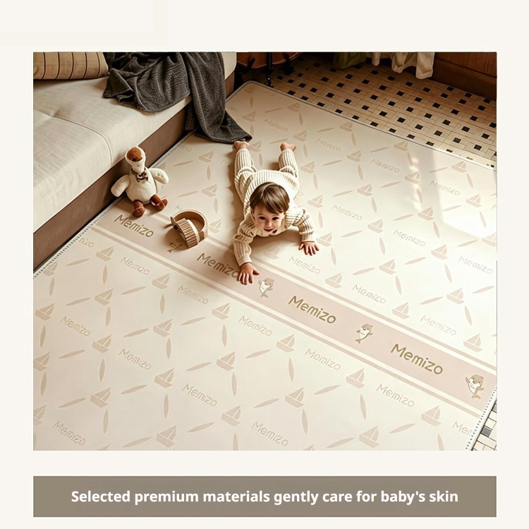Rollable XPE Foam Cartoon Printed Baby Crawling Play Mat