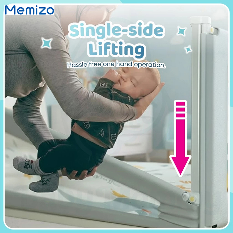 Manufacturer wholesale bed fence, baby anti fall protective fence, baby bed edge guard, vertical lifting bed guardrail
