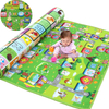Rolling Up Baby Play Mat Waterproof Double-Sided Pattern Crawling Baby Play Mat