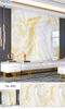 Imitation Marble Smart Tiles Kitchen Bathroom Shower Wall Tile Stickers Can Be Rolled and Customized in Size and Thickness