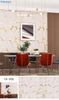 Imitation Marble Smart Tiles Kitchen Bathroom Shower Wall Tile Stickers Can Be Rolled and Customized in Size and Thickness