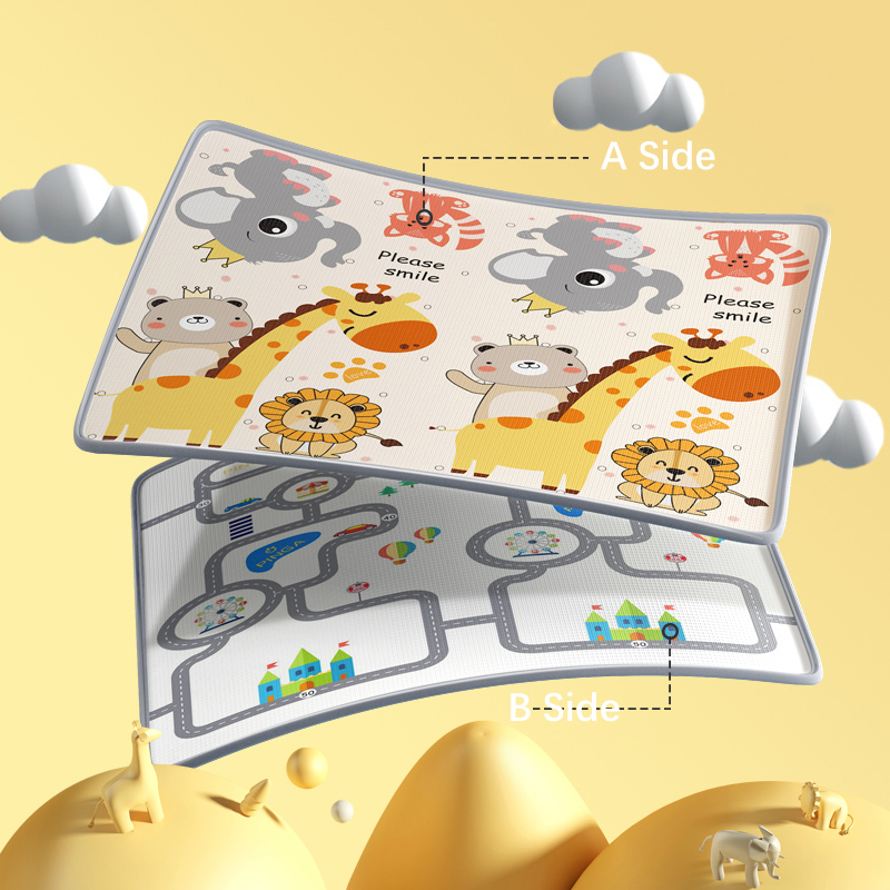 Comparing XPE and EVA foam play mats for baby safety