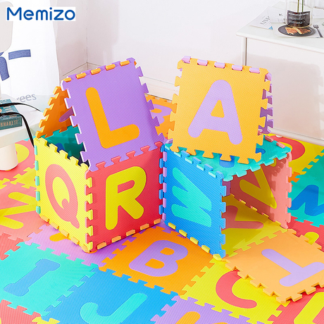 EVA Foam Puzzle Play Mat Floor Interlocking Playmat Alphabet Numbers for Crawling Baby Infant