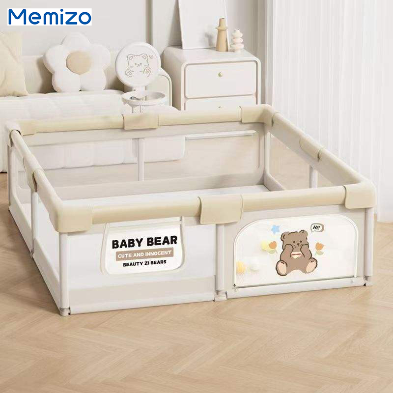 MEMIZO Children's Fence Openable Design Open Door Baby Safe Playpen 
