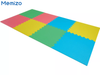 Memizo EVA Foam Exercise Interlocking Mat 8pc Coloured Floor Mat Set - 100cm x 200cm