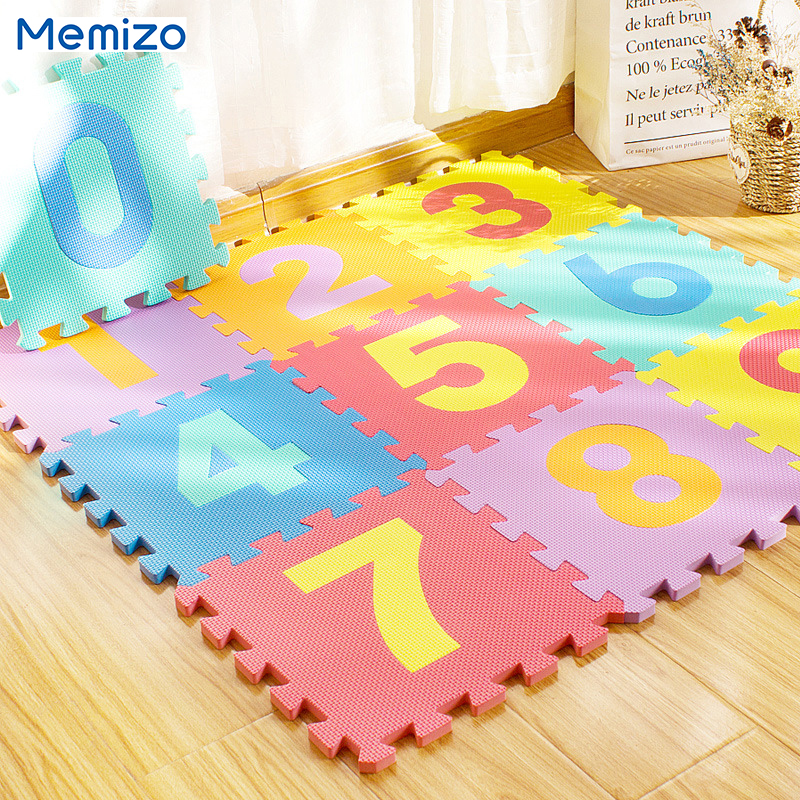 EVA Foam Puzzle Play Mat Floor Interlocking Playmat Alphabet Numbers for Crawling Baby Infant